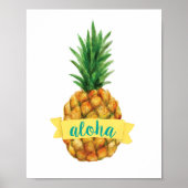 Aloha Pineapple Print (Voorkant)