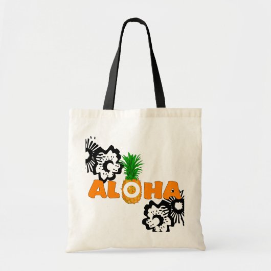 Aloha Pineapple Print Tas - Hawaiian Gift Bag (Voorkant)