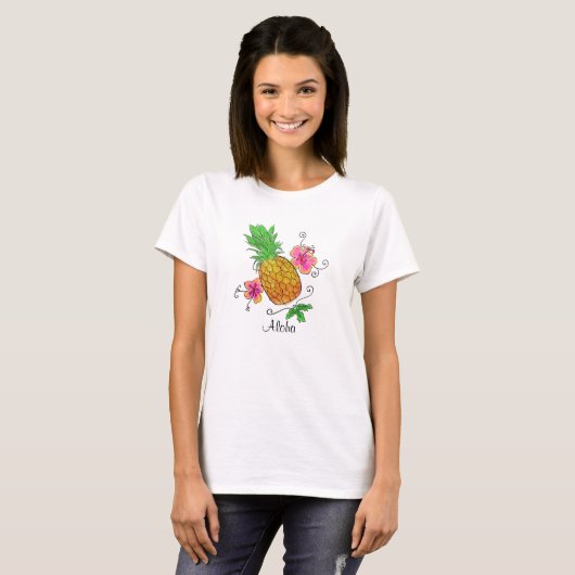 Aloha Pineapple | Shirt voor vrouwen (Voorkant volledig)