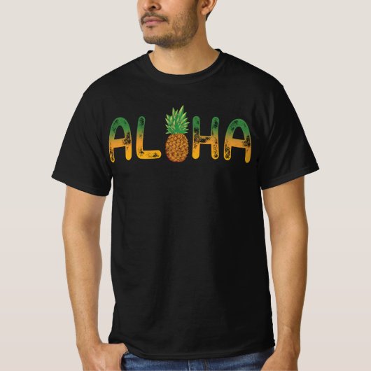 Aloha Pineapple T-shirt (Voorkant)