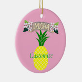 Aloha Pineapple Thunder_Cove Keramisch Ornament (Rechts)