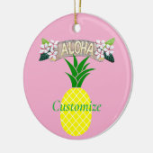 Aloha Pineapple Thunder_Cove Keramisch Ornament (Links)