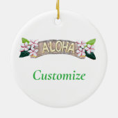 Aloha Pineapple Thunder_Cove Keramisch Ornament (Achterkant)