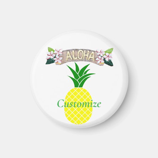 Aloha Pineapple Thunder_Cove Magneet (Voorkant)