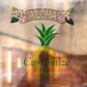 Aloha Pineapple Thunder_Cove Raamsticker (Vel 2)