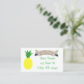 Aloha Pineapple Thunder_Cove Visitekaartje (Staand voorkant)