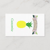 Aloha Pineapple Thunder_Cove Visitekaartje (Achterkant)