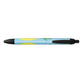 Aloha Pineapple Thunder_Cove Zwarte Inkt Pen (Achterkant)