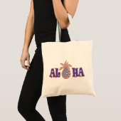 ALOHA PINEAPPLE TOTE BAG (Voorkant (product))