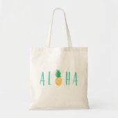 Aloha Pineapple Tropical Canvas tas (Voorkant)