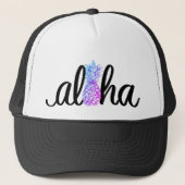 Aloha Pineapple Trucker Hat Pet (Voorkant)