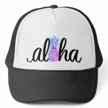 Aloha Pineapple Trucker Hat