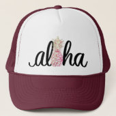 Aloha Pineapple Trucker Hat Trucker Pet (Voorkant)