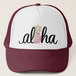 Aloha Pineapple Trucker Hat Trucker Pet