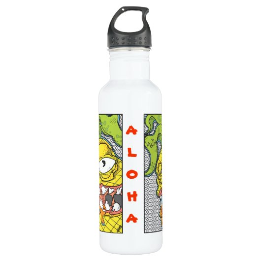 Aloha Pineapple Waterfles (Voorkant)