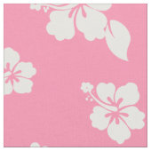 Aloha Pink Classic Hawaiian Seamless Pattern Stof (Close Up)
