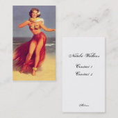 Aloha Pinup Revised Visitekaartje (Voorkant / Achterkant)