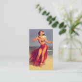 Aloha Pinup Revised Visitekaartje (Staand voorkant)