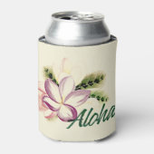 Aloha Plumeria Blikjeskoeler (Blikje Voorkant)