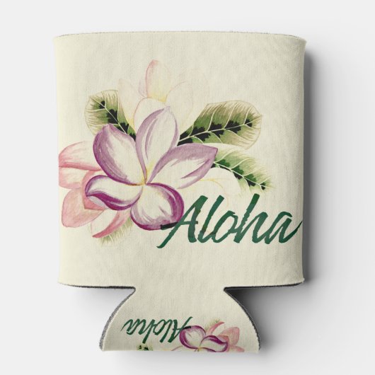 Aloha Plumeria Blikjeskoeler (Achterkant)