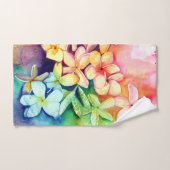 Aloha Plumeria Blossom Bad Handdoek (Handdoek)