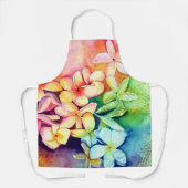 Aloha Plumeria Blossom Schort (Voorkant)