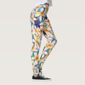 Aloha Plumeria Blossom Yoga Pants Leggings (Rechts)