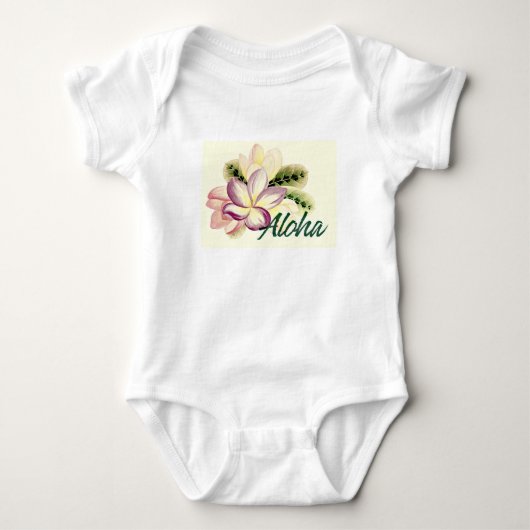Aloha Plumeria Romper (Voorkant)