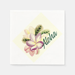 Aloha Plumeria Servetten