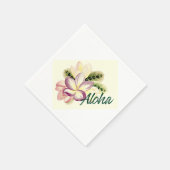 Aloha Plumeria Servetten (Hoek)