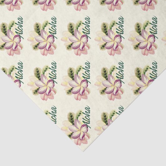 Aloha Plumeria Tissuepapier (Detail)