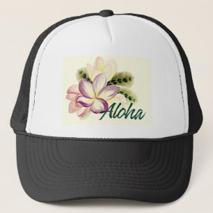 Aloha Plumeria Trucker Pet