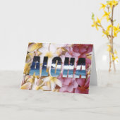 Aloha Plumeria Wenskaarten Kaart (Gele Bloem)
