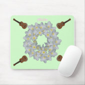 Aloha Plumeria Wreath. Muismat (Met muis)