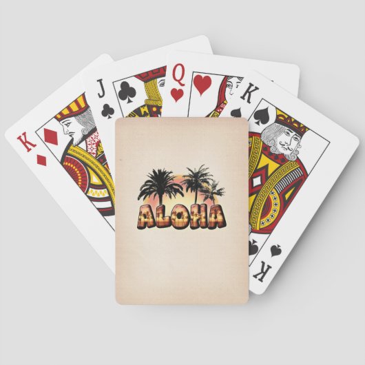 Aloha Pokerkaarten (Achterkant)