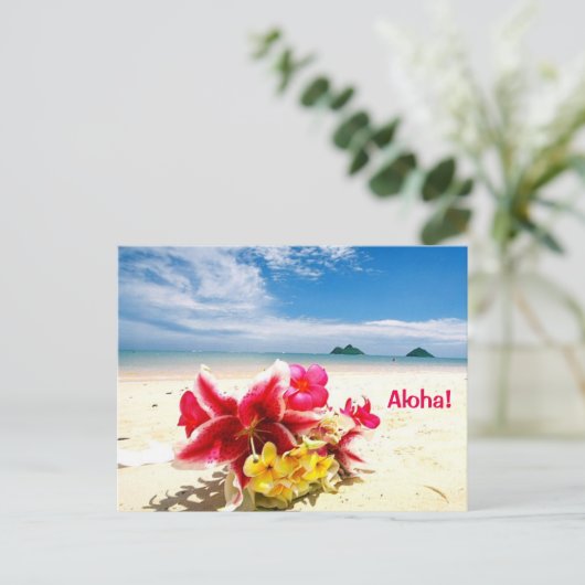 Aloha Post Card Briefkaart (Staand voorkant)