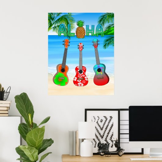 Aloha Poster (Thuiskantoor)