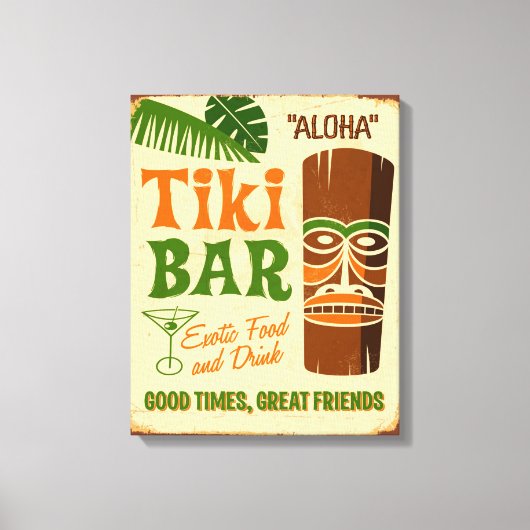 Aloha Poster Canvas Afdruk (Voorkant)