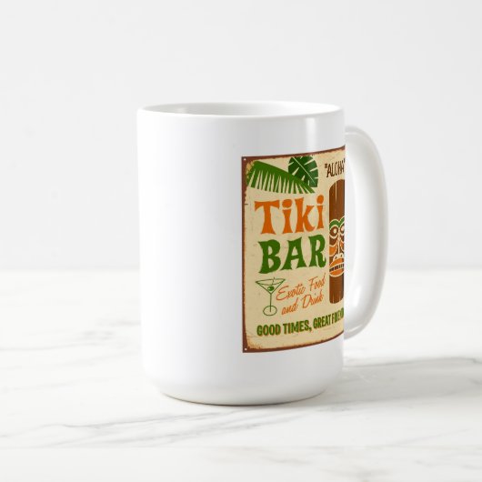 Aloha Poster Koffiemok (Voorkant rechts)