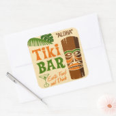 Aloha Poster Vierkante Sticker (Envelop)