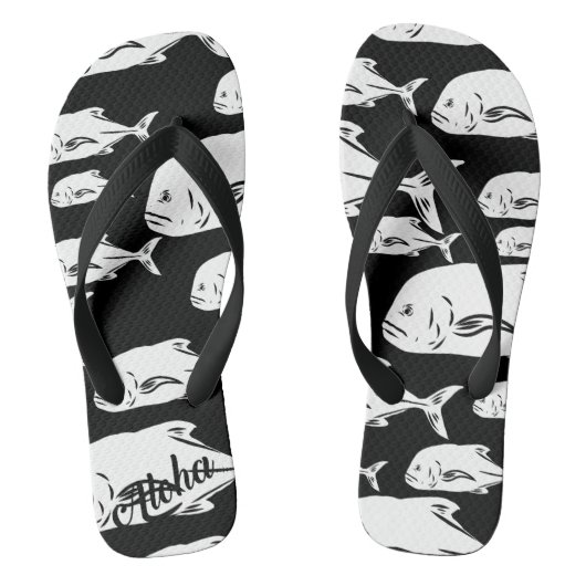 Aloha print slippers - teenslippers (Voetbed)