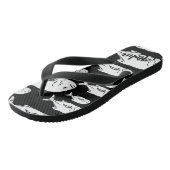 Aloha print slippers - teenslippers (Schuin)