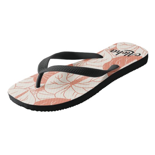 Aloha print slippers - teenslippers (Schuin)