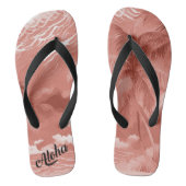 Aloha print slippers - teenslippers (Voetbed)