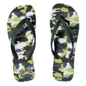 Aloha print slippers - teenslippers (Voetbed)