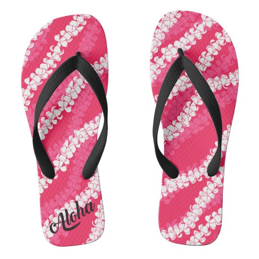 Aloha print slippers - teenslippers (Voetbed)