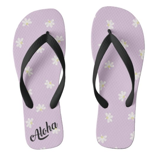 Aloha print slippers - teenslippers (Voetbed)