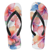 Aloha print slippers - teenslippers (Voetbed)