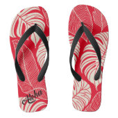 Aloha print slippers - teenslippers (Voetbed)