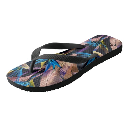 Aloha print slippers - teenslippers (Schuin)